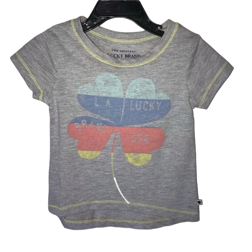 Lucky Brand kids short sleeve gray T-shirt NWT